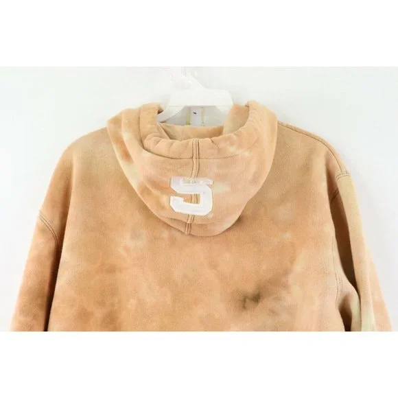 Vintage Champion Small Michigan State University Acid Wash Hoodie Sweatshirt